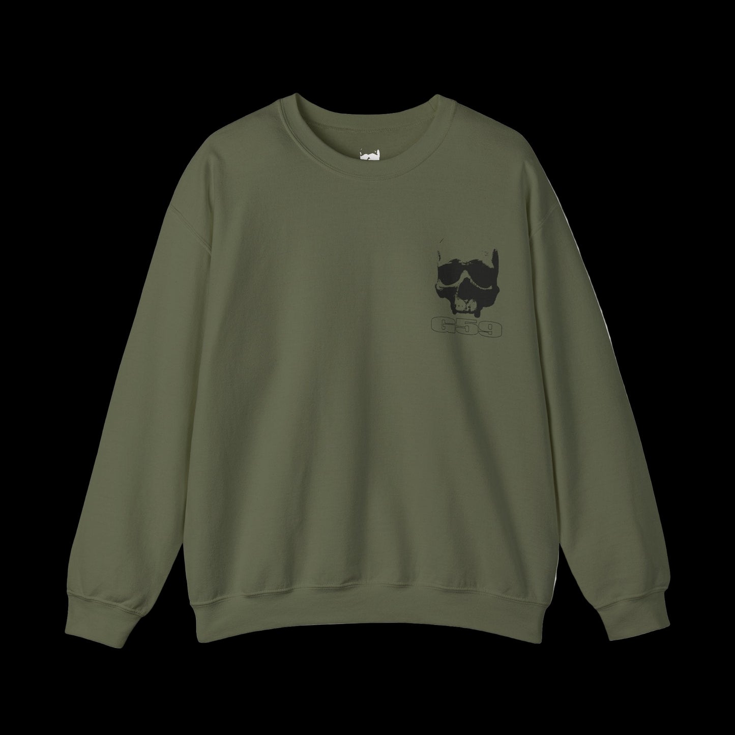 Suicideboys Merch - Grey Day Tour Merch - Green Skull Sweatshirt