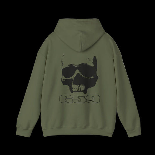 Suicideboys Merch - Grey Day Tour Merch - Green Skull Hoodie