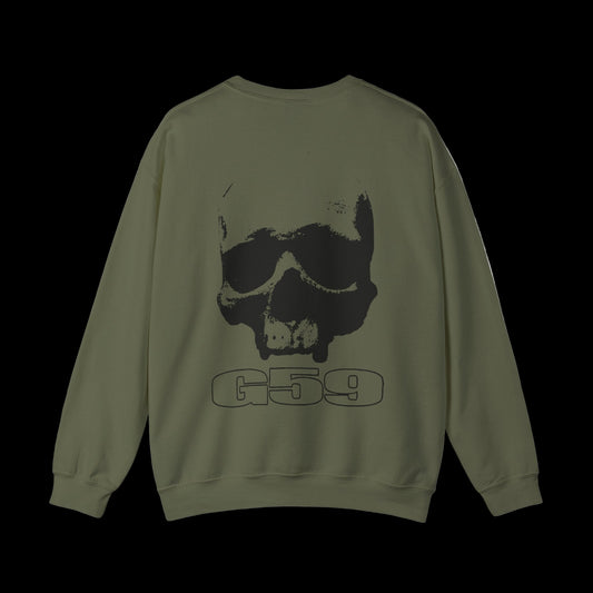 Suicideboys Merch - Grey Day Tour Merch - Green Skull Sweatshirt